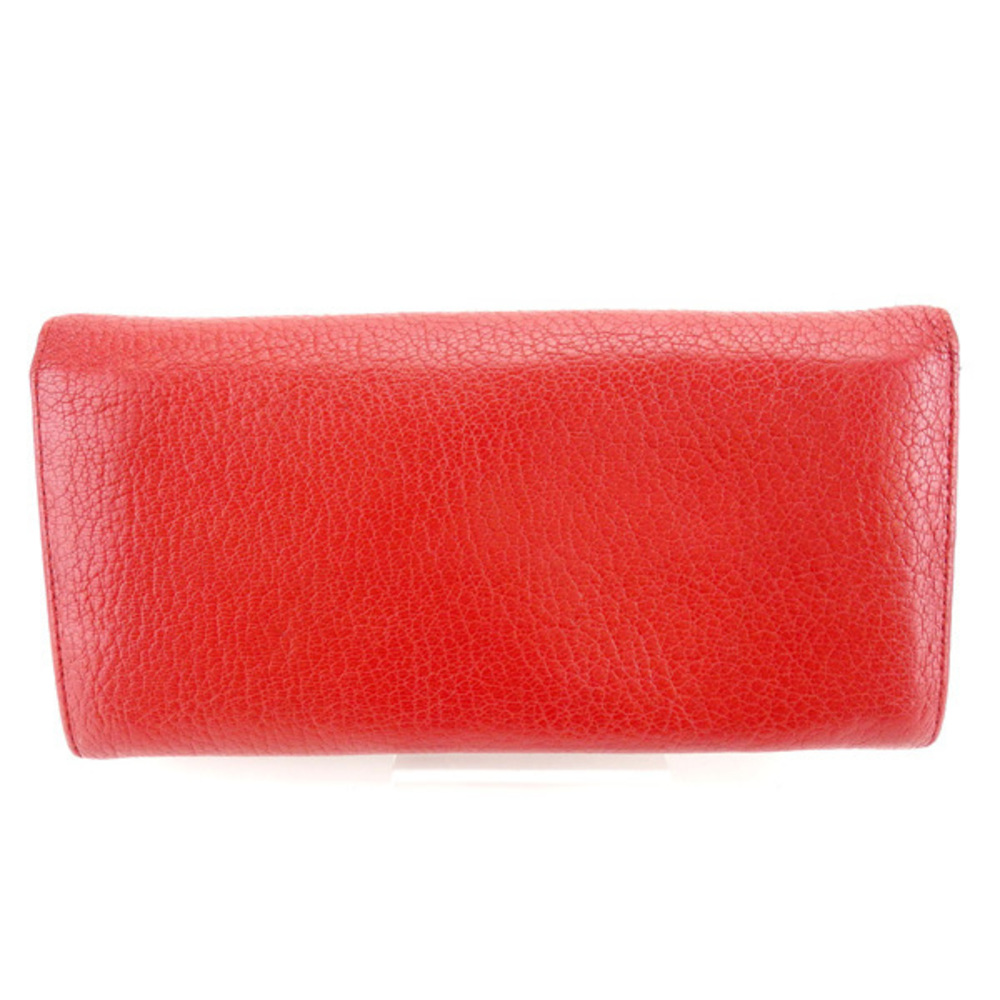 Miu Miu Long Wallet Ribbon Motif Red - image 2